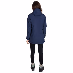 Trespass Womens/Ladies Kristen Longer Length Hooded Waterproof Jacket - XL, Navy
