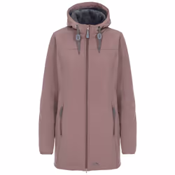 Trespass Womens/Ladies Kristen Longer Length Hooded Waterproof Jacket - XXL, Dusty Heather