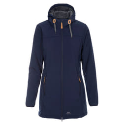 Trespass Womens/Ladies Kristen Longer Length Hooded Waterproof Jacket - XXL, Navy