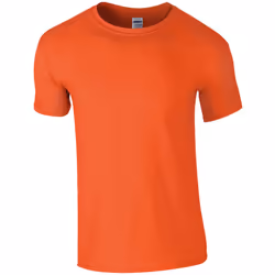 Gildan Mens Short Sleeve Soft-Style T-Shirt - 4XL, Orange