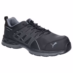 Puma Safety Mens Velocity 2.0 Lace Up Safety Shoe - 6, Black