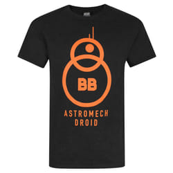 Star Wars Mens The Force Awakens BB-8 Astromech Droid T-Shirt - XL, Black