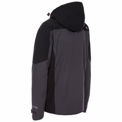 Trespass Mens Tappin Hooded Waterproof Jacket - L, Dark Grey