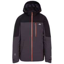 Trespass Mens Tappin Hooded Waterproof Jacket - S, Dark Grey