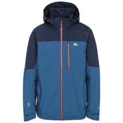 Trespass Mens Tappin Hooded Waterproof Jacket - M, Indigo
