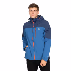 Trespass Mens Tappin Hooded Waterproof Jacket - S, Indigo