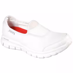 Skechers Womens Sure Track Slip Resistant Slip On Work Shoe - 8 UK, White