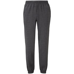 Fruit Of Loom Mens Classic 80/20 Elasticated Sweatpants - XL, Dark Heather Grey