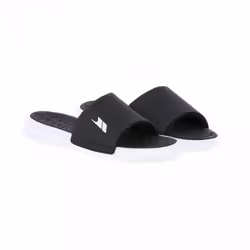 Trespass Mens Slide Cushioned Sandal - 7 UK, Black / White