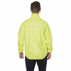 Trespass Mens Retract Hi-Vis Packaway Waterproof Jacket. - XXL, Hi Visibility Yellow