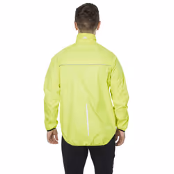 Trespass Mens Retract Hi-Vis Packaway Waterproof Jacket.