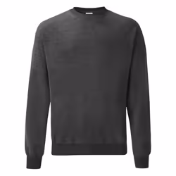 Fruit Of The Loom Mens Classic Drop Shoulder Sweatshirt - S, Dark Heather
