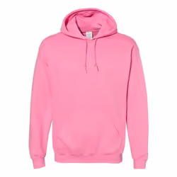 Gildan Heavy Blend Adult Unisex Hooded Sweatshirt / Hoodie - S, Azalea