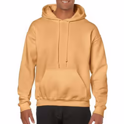 Gildan Heavy Blend Adult Unisex Hooded Sweatshirt / Hoodie - S, Old Gold