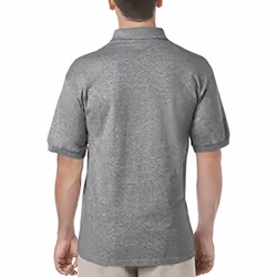 Gildan Adult DryBlend Jersey Short Sleeve Polo Shirt - L, Graphite Heather
