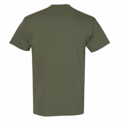 Gildan Mens Heavy Cotton Short Sleeve T-Shirt - 3XL, Dark Chocolate