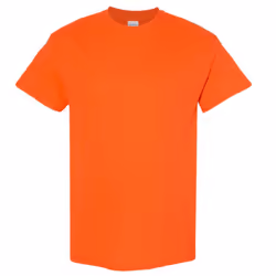Gildan Mens Heavy Cotton Short Sleeve T-Shirt - 3XL, Orange