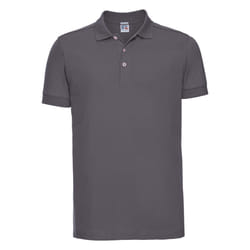 Russell Mens Stretch Short Sleeve Polo Shirt - 2XL, Convoy Grey