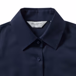 Russell Collection Ladies/Womens Short Sleeve Easy Care Oxford Shirt - M, Bright Navy