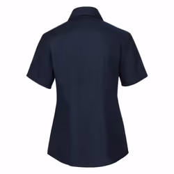 Russell Collection Ladies/Womens Short Sleeve Easy Care Oxford Shirt - 2XL, Bright Navy