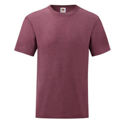 Fruit Of The Loom Mens Valueweight Short Sleeve T-Shirt - M, Heather Burgundy