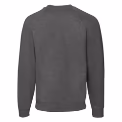 Fruit Of The Loom Mens Raglan Sleeve BelcoroÂ® Sweatshirt - M, Dark Heather