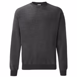 Fruit Of The Loom Mens Set-In Belcoro® Yarn Sweatshirt - M, Dark Heather