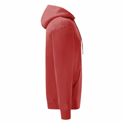 Fruit Of The Loom Mens Hooded Sweatshirt / Hoodie - 2XL, Heather Red