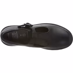 Geox Girls J Casey G. E Leather School Shoe - 13 UK Child, Black