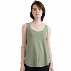 Mantis Womens/Ladies Loose Fit Sleeveless Vest Top - XL, Soft Olive