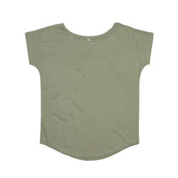 Mantis Womens/Ladies Loose Fit Short Sleeve T-Shirt - M, Soft Olive