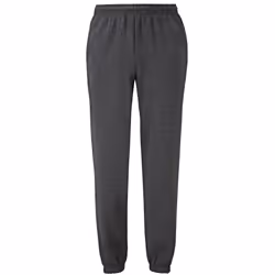 Fruit Of The Loom Mens Elasticated Cuff Jog Pants / Jogging Bottoms - 2XL, Dark Heather