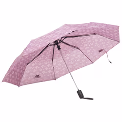 Trespass Maggiemay Automatic Umbrella - One Size, Mauve Plant Print