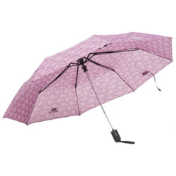 Trespass Maggiemay Automatic Umbrella - One Size, Mauve Plant Print