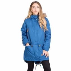 Trespass Womens/Ladies Clea Waterproof Padded Jacket - S, Indigo