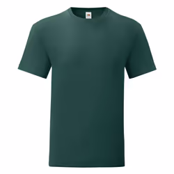 Fruit Of The Loom Mens Iconic T-Shirt - 3XL, Forest Green