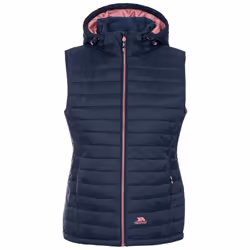 Trespass Womens/Ladies Aretha Casual Gilet - S, Navy Dusty Rose
