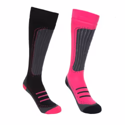 Trespass Womens/Ladies Janus II Ski Socks (Pack Of 2) - 3/6, Cassis/black