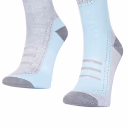 Trespass Womens/Ladies Janus II Ski Socks (Pack Of 2) - 3/6, Mist/aqua