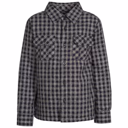 Trespass Childrens/Kids Average Long Sleeved Gingham Shirt - 3-4 Years, Navy Gingham
