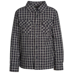 Trespass Childrens/Kids Average Long Sleeved Gingham Shirt - 3-4 Years, Navy Gingham