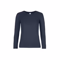 B&C Womens/Ladies #E190 LSL Top - 3XL, Navy