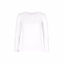B&C Womens/Ladies #E190 LSL Top - XL, White
