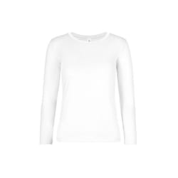 B&C Womens/Ladies #E190 LSL Top - XL, White