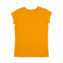 Mantis Womens/Ladies Roll Sleeve Tee - XL, Mustard
