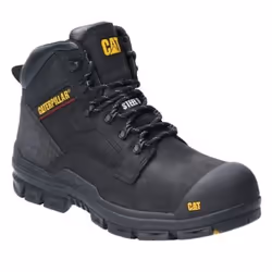 Caterpillar Mens Bearing Lace Up Safety Boot - 11 UK, Black