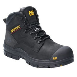 Caterpillar Mens Bearing Lace Up Safety Boot - 12 UK, Black