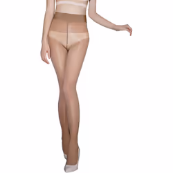 Silky Womens/Ladies Glossy Tights - XL, Natural Tan