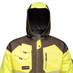 Regatta Mens Hi-Vis Waterproof Reflective Parka Jacket - 2XL, Yellow/Grey