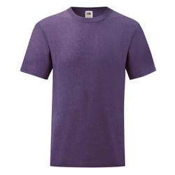 Fruit Of The Loom Mens Valueweight Short Sleeve T-Shirt - L, Heather Purple